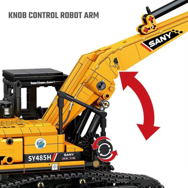 EXCAVATOR TRACTOR | 1022 PIECES - Image 2