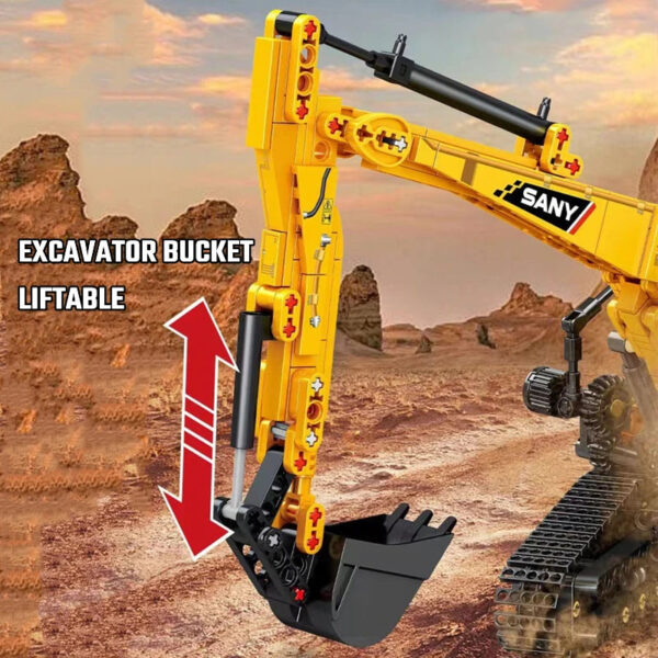 EXCAVATOR TRACTOR | 1022 PIECES - Image 3