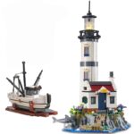 LIGHTHOUSE WITH RESCUE BOAT | 1677 PIECES