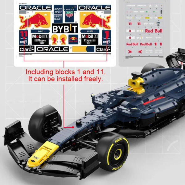 RED BULL TEAM F1 | 1639 PIECES - Image 7
