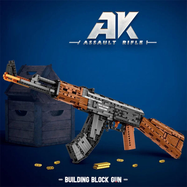 AK47 ASSAULT RIFLE | 1238 PIECES - Image 4