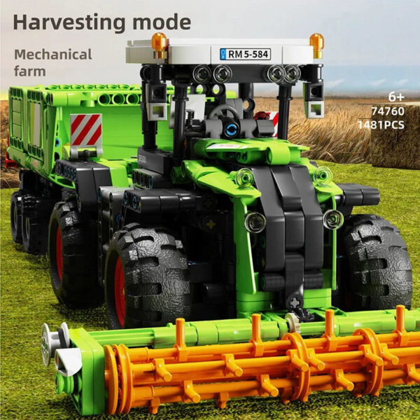 HARVESTER TRACTOR | 1481 PIECES - Image 6