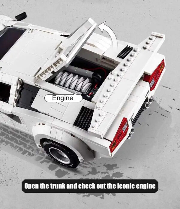 LAMBORGHINI COUNTACH | 1506 PIECES - Image 5