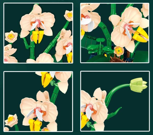 ORCHID FLOWER | 606 PIECES - Image 2