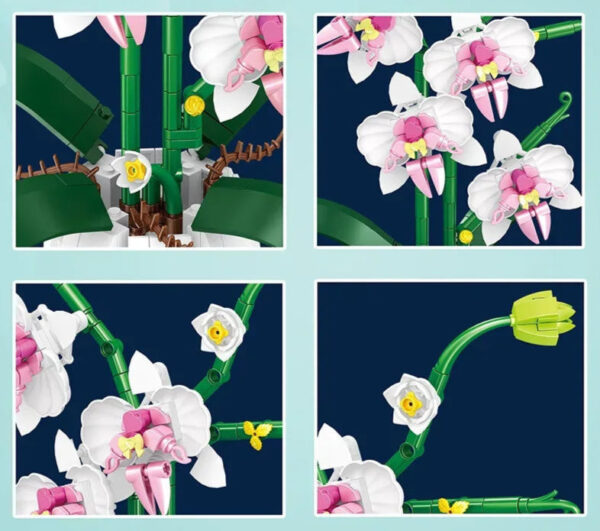 ORCHID FLOWER | 606 PIECES - Image 3