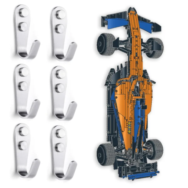 WALL MOUNT HOOKS FOR MODEL DISPLAY (6-PACK) - Image 5